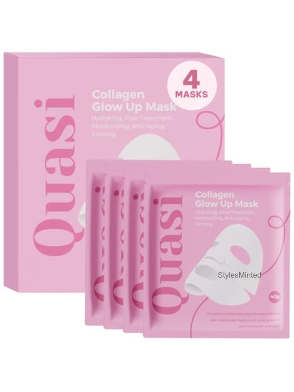 Overnight Bio-Collagen Face Mask Hydrating Korean Sheet Mask Niacinamide